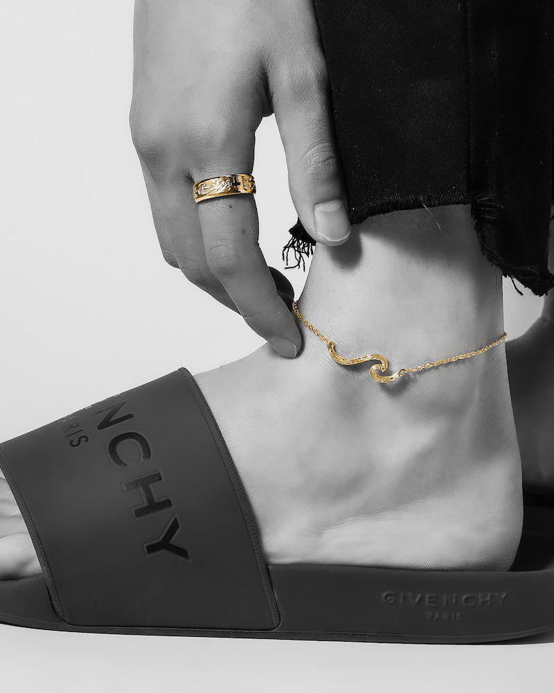 316L wave anklet #B14 – LOSE FORD