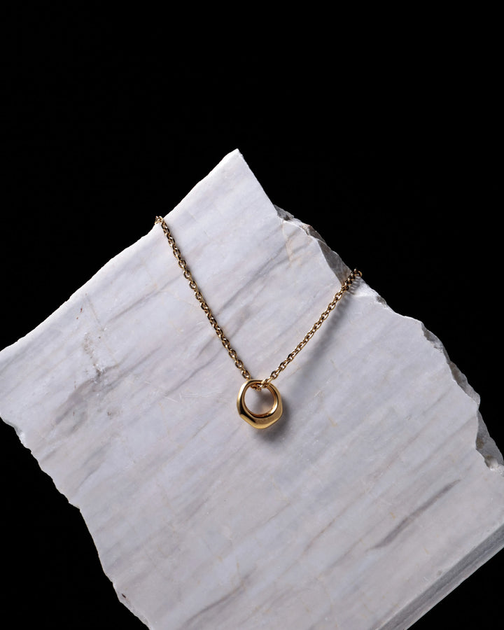 316L irregular circle necklace #N110