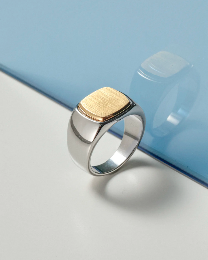 316L signet ring (by color) #R19