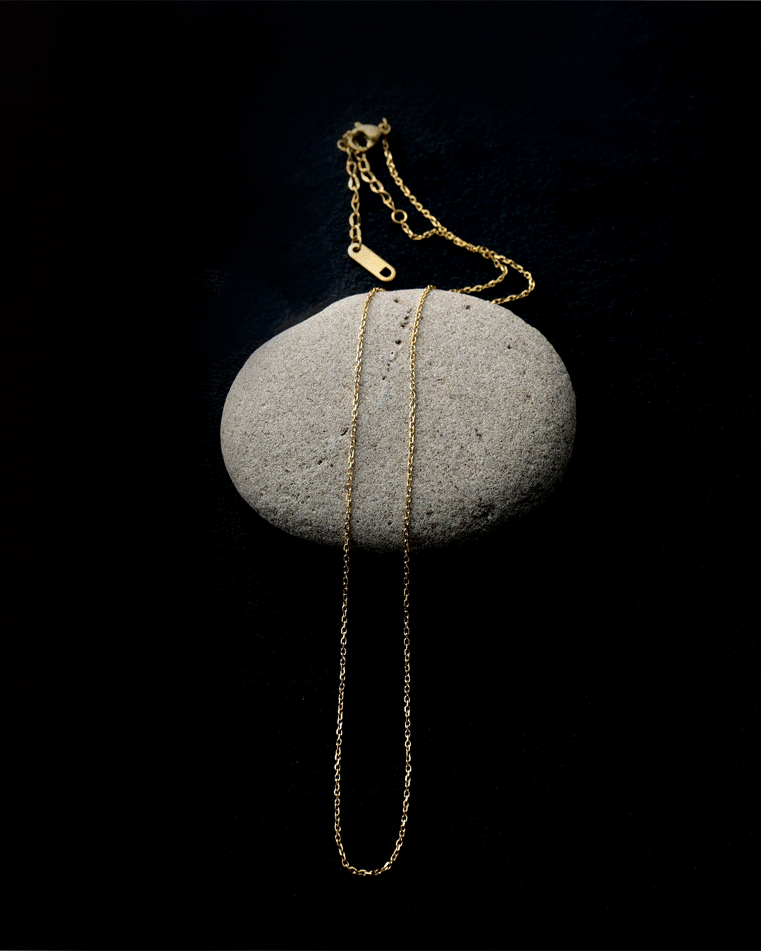 316L thin cut chain necklace #N103