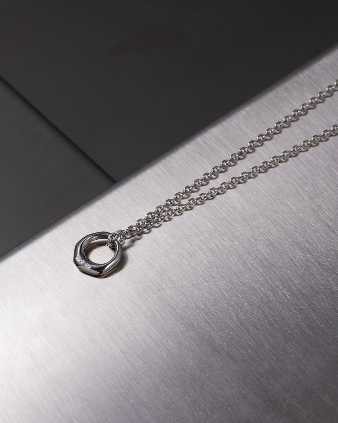 316L irregular circle necklace #N110