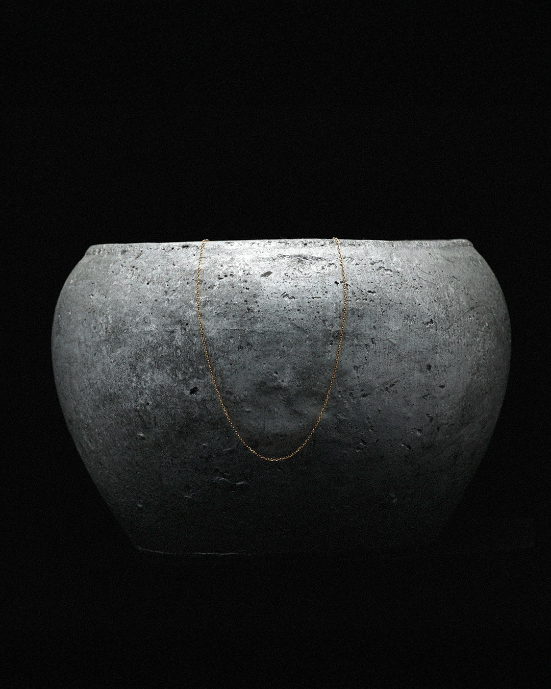 316L thin cut chain necklace #N103