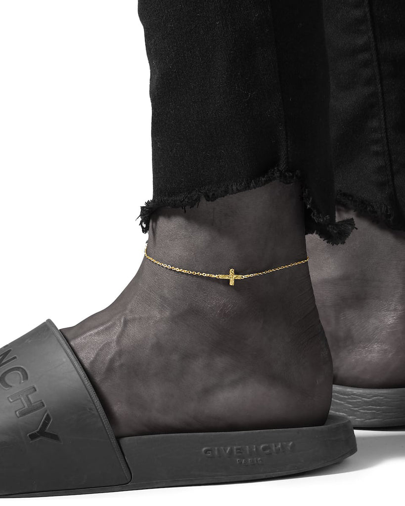 316L hawaiian cross anklet #B22 – LOSE FORD