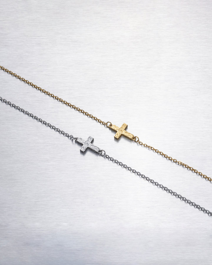 316L hawaiian cross anklet #B22