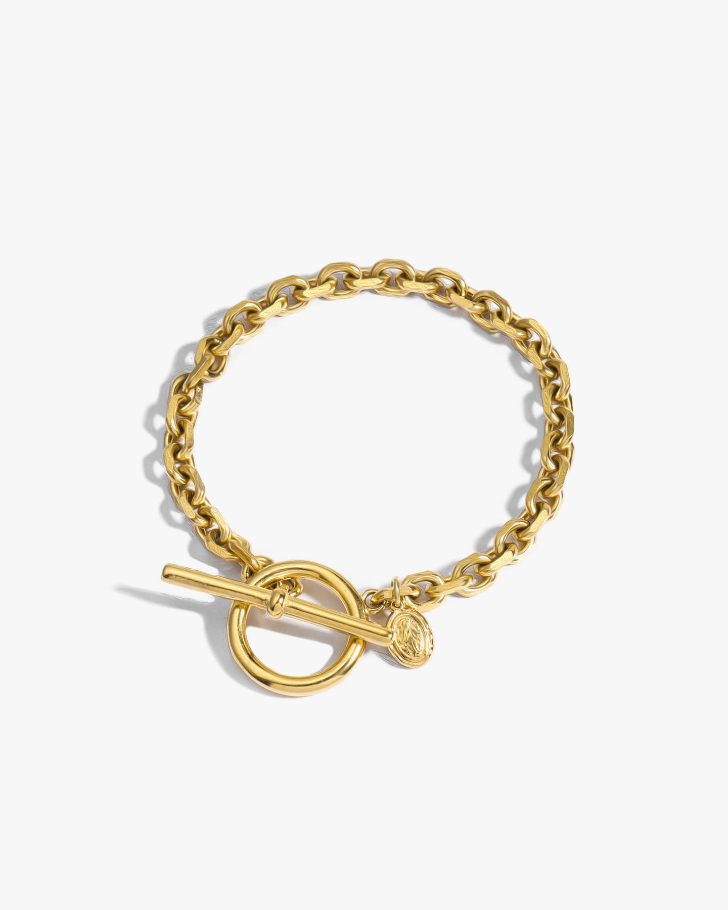 316L coin chain bracelet #B29 – LOSE FORD 316L coin chain bracelet #B29 – LOSE FORD