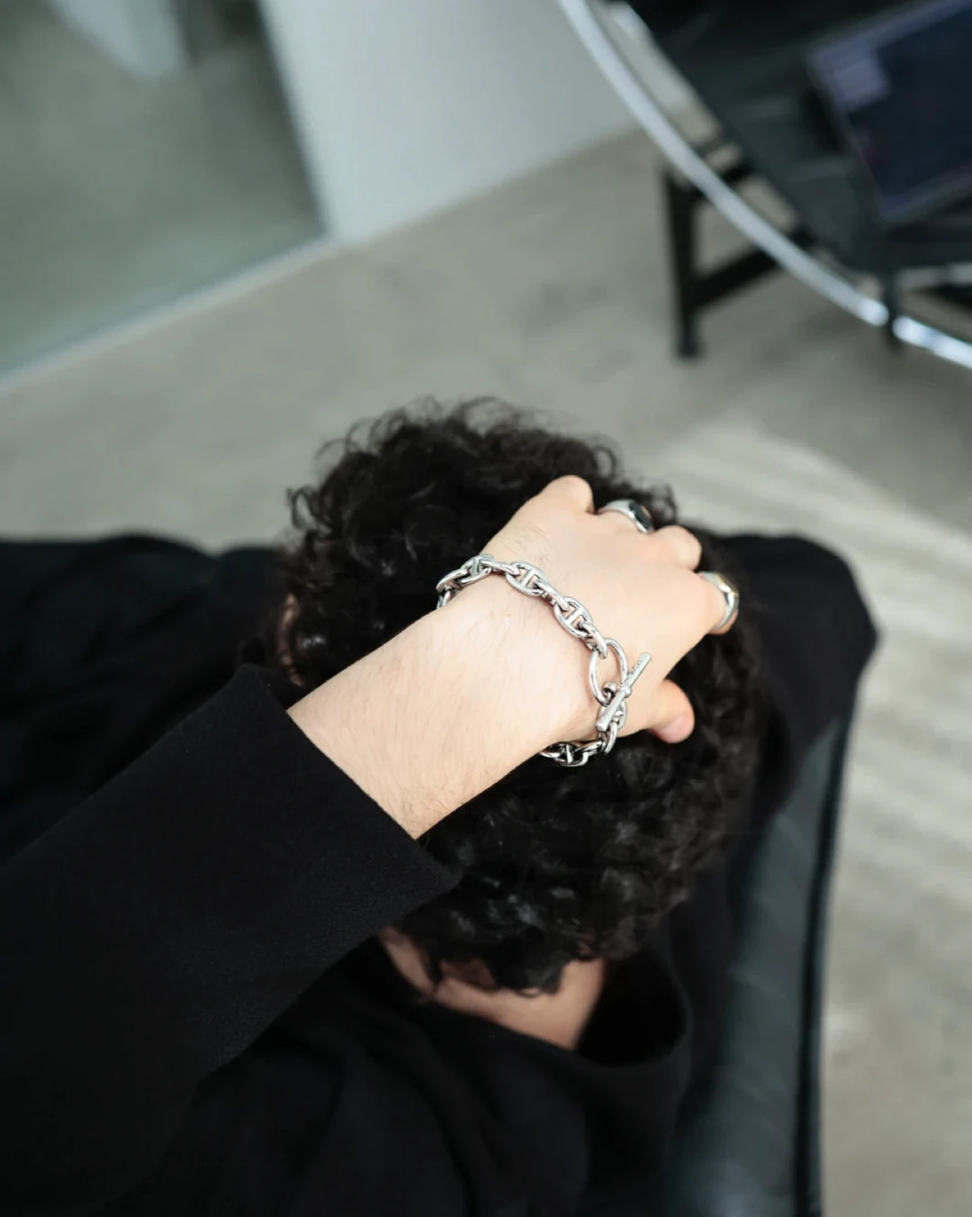 316L anchor bracelet (10mm ) #B34