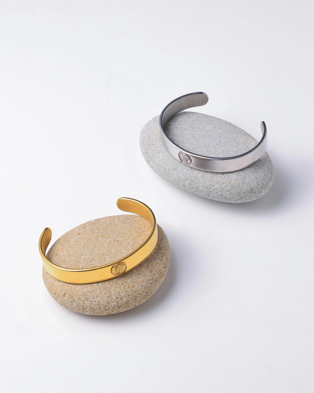 316L coin bangle #B36
