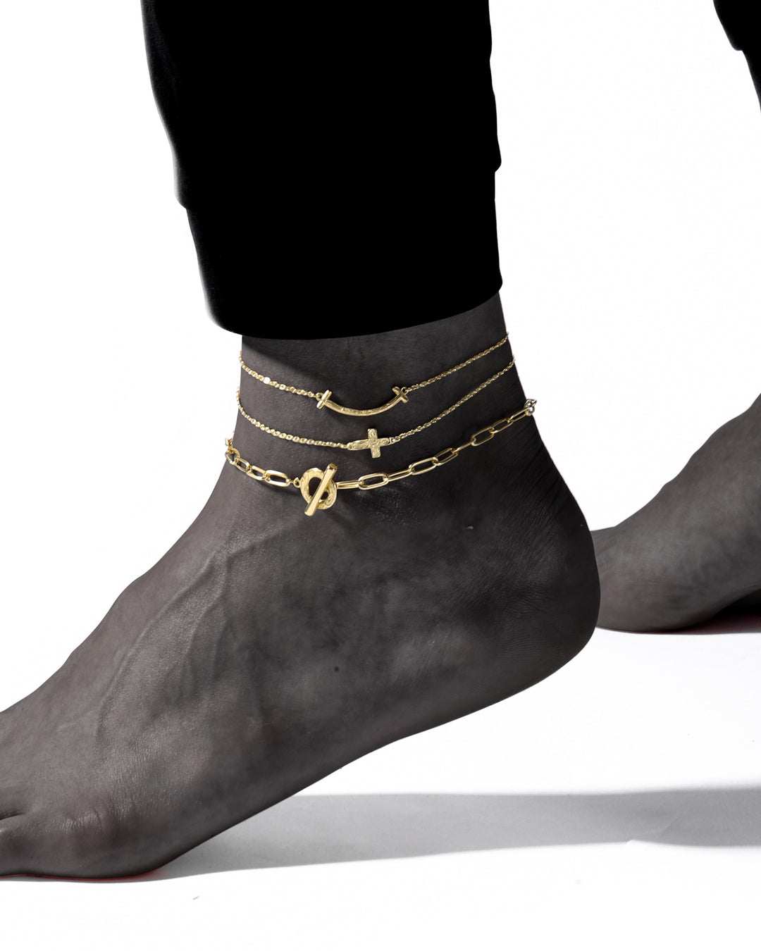 316L hawaiian ot anklet #B38