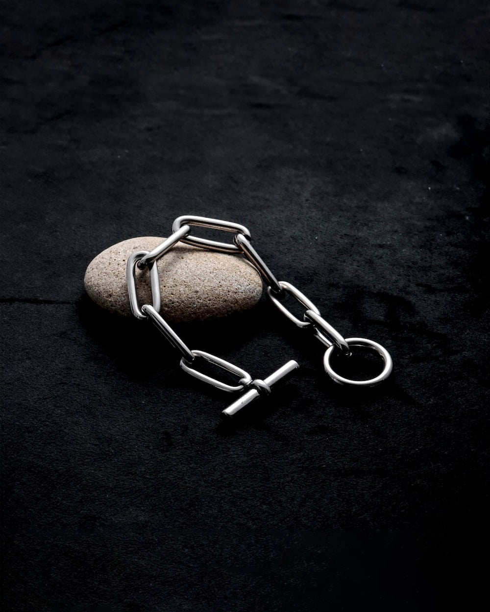 316L oval chain bracelet  #B43