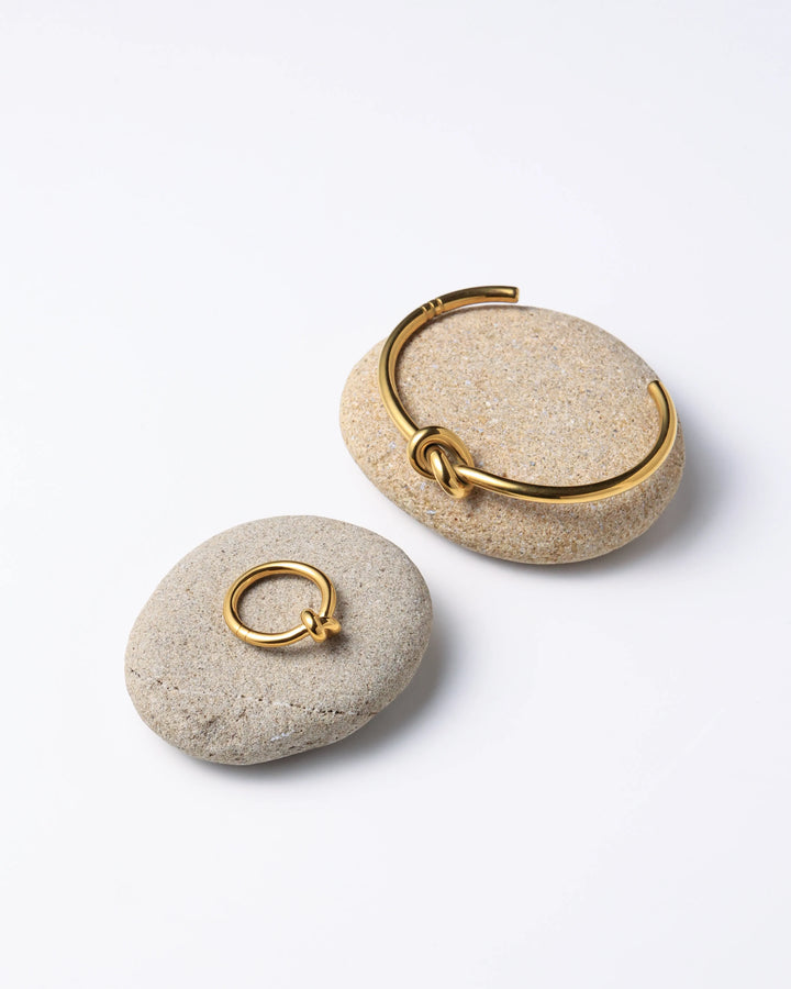 316L knot bangle #B47