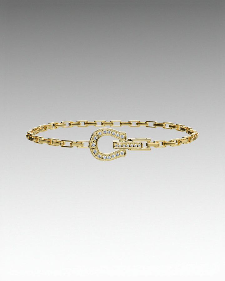 s925 horseshoe chain bracelet #B50