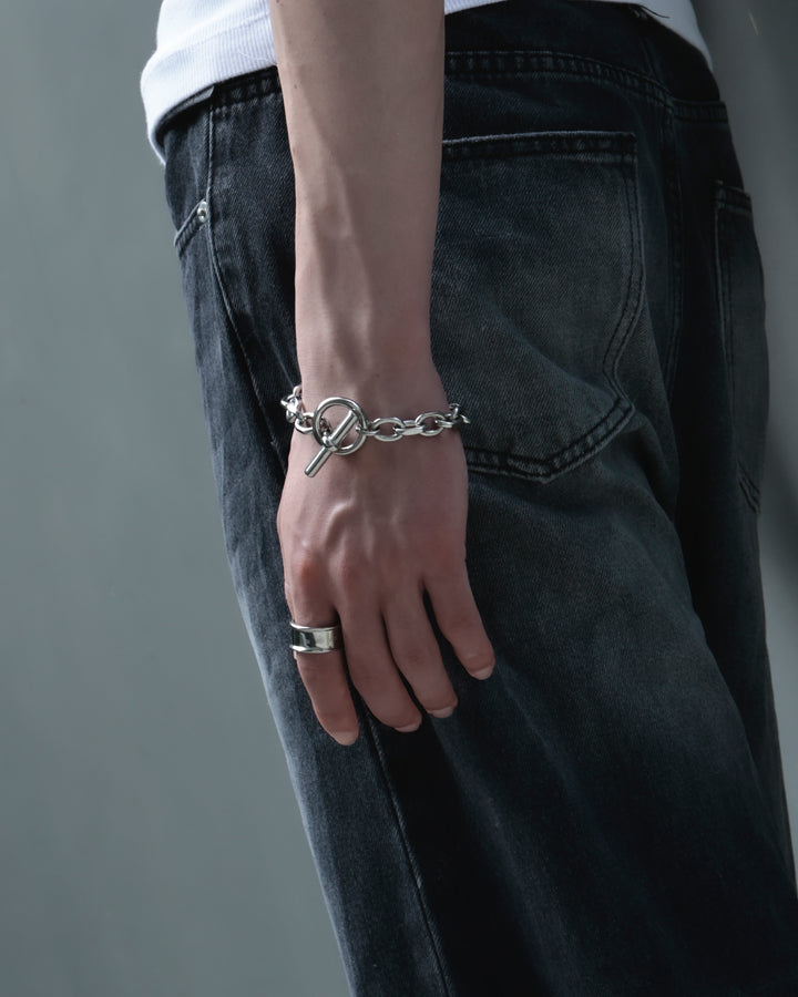 316L cut chain bracelet #B51