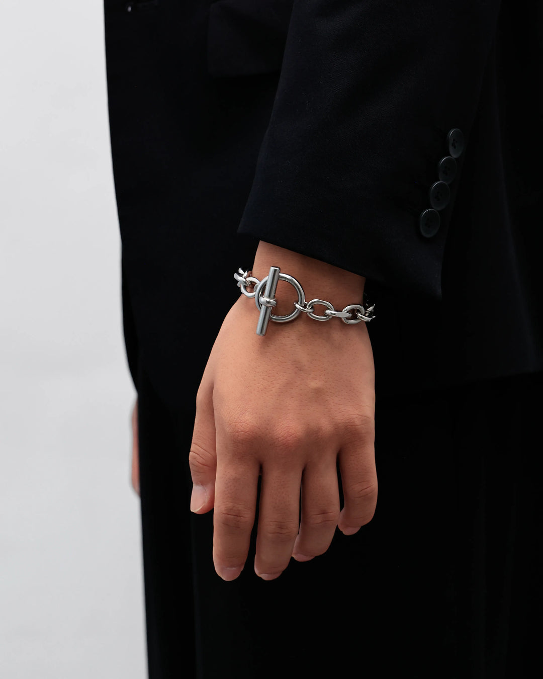 316L cut chain bracelet #B51