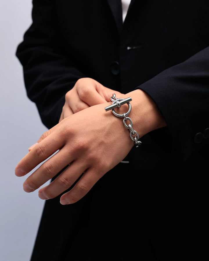 316L cut chain bracelet #B51
