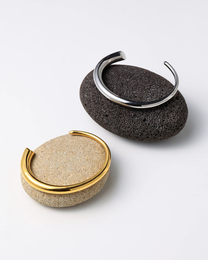 316L open cuff bangle #B54