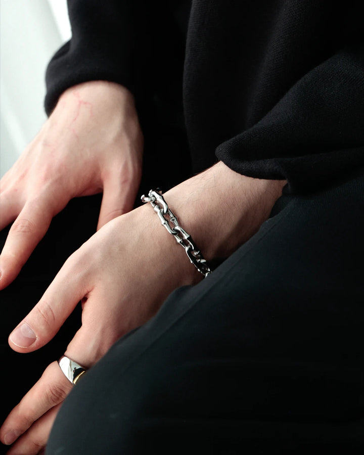 316L spiky chain bracelet #B64