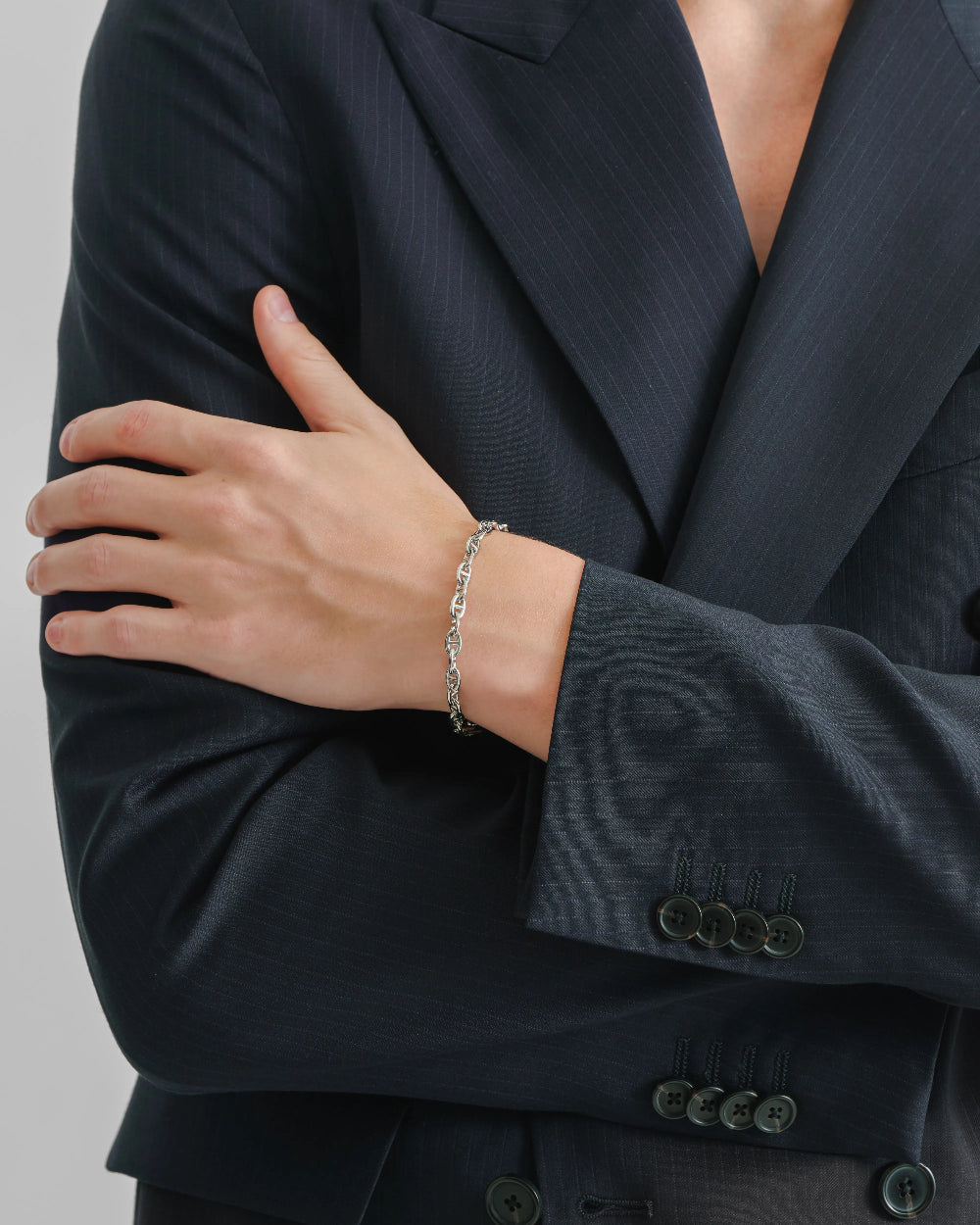 316L anchor bracelet (5mm) #B66