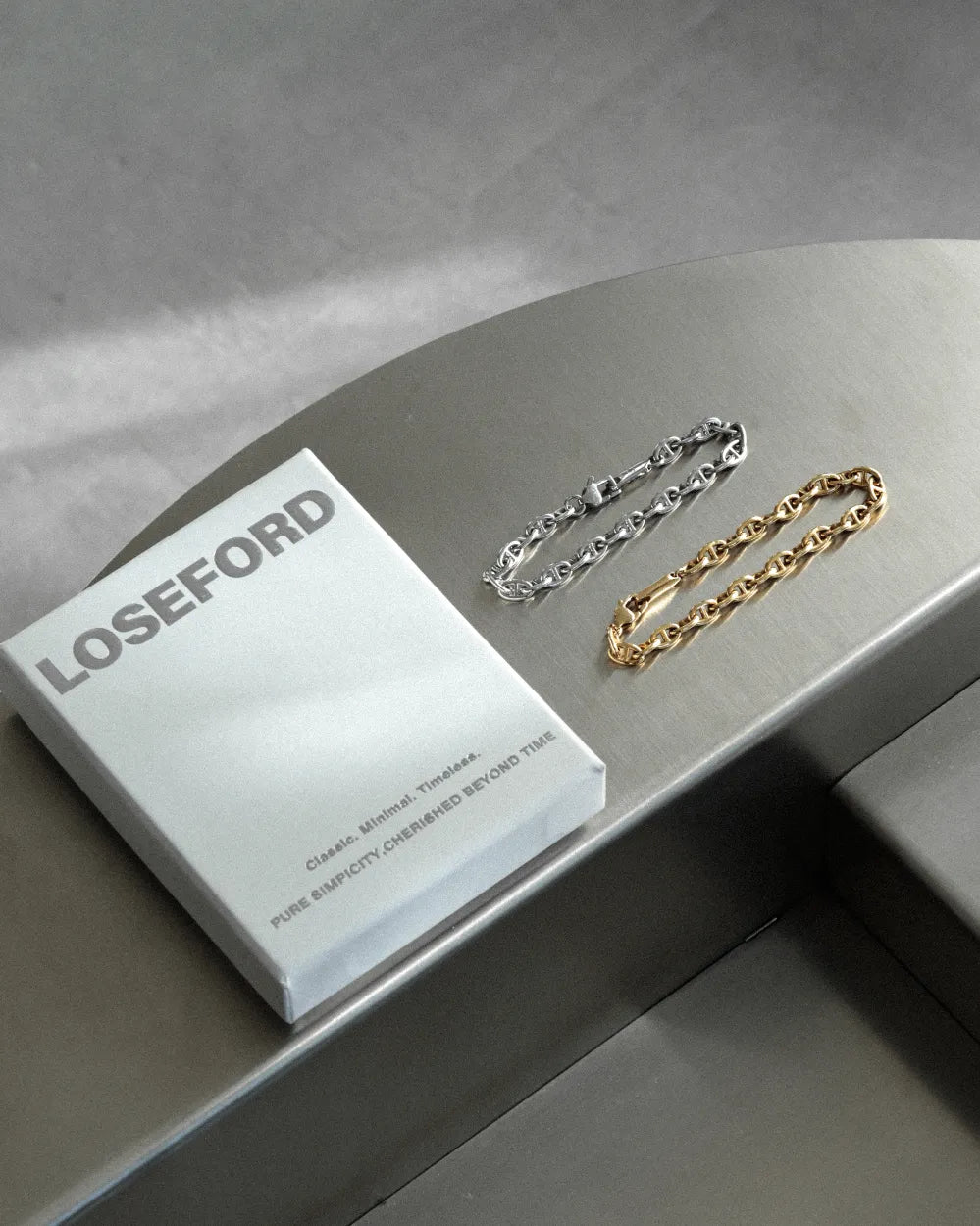 316L anchor bracelet (5mm) #B66