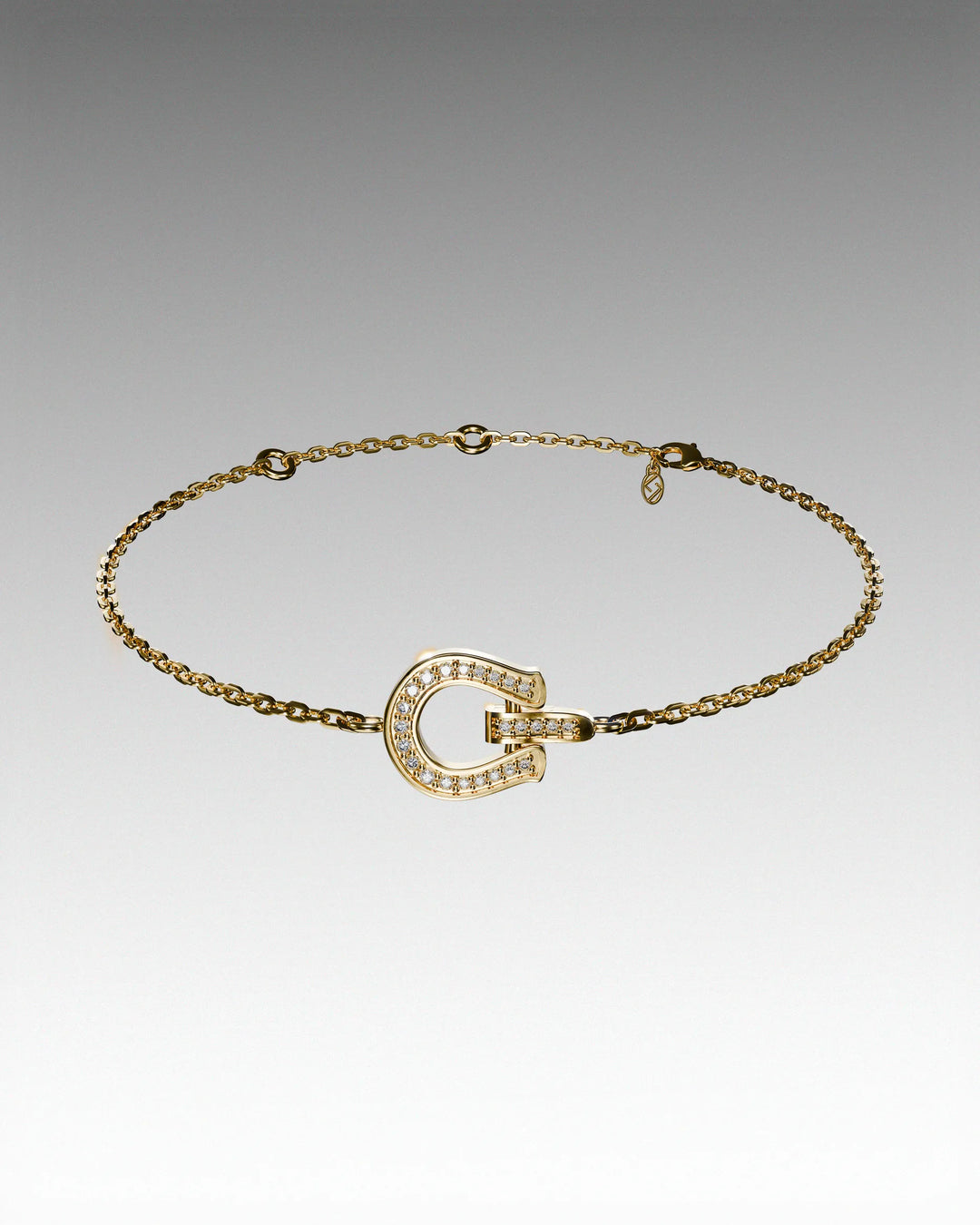 s925 compact horseshoe bracelet #B71