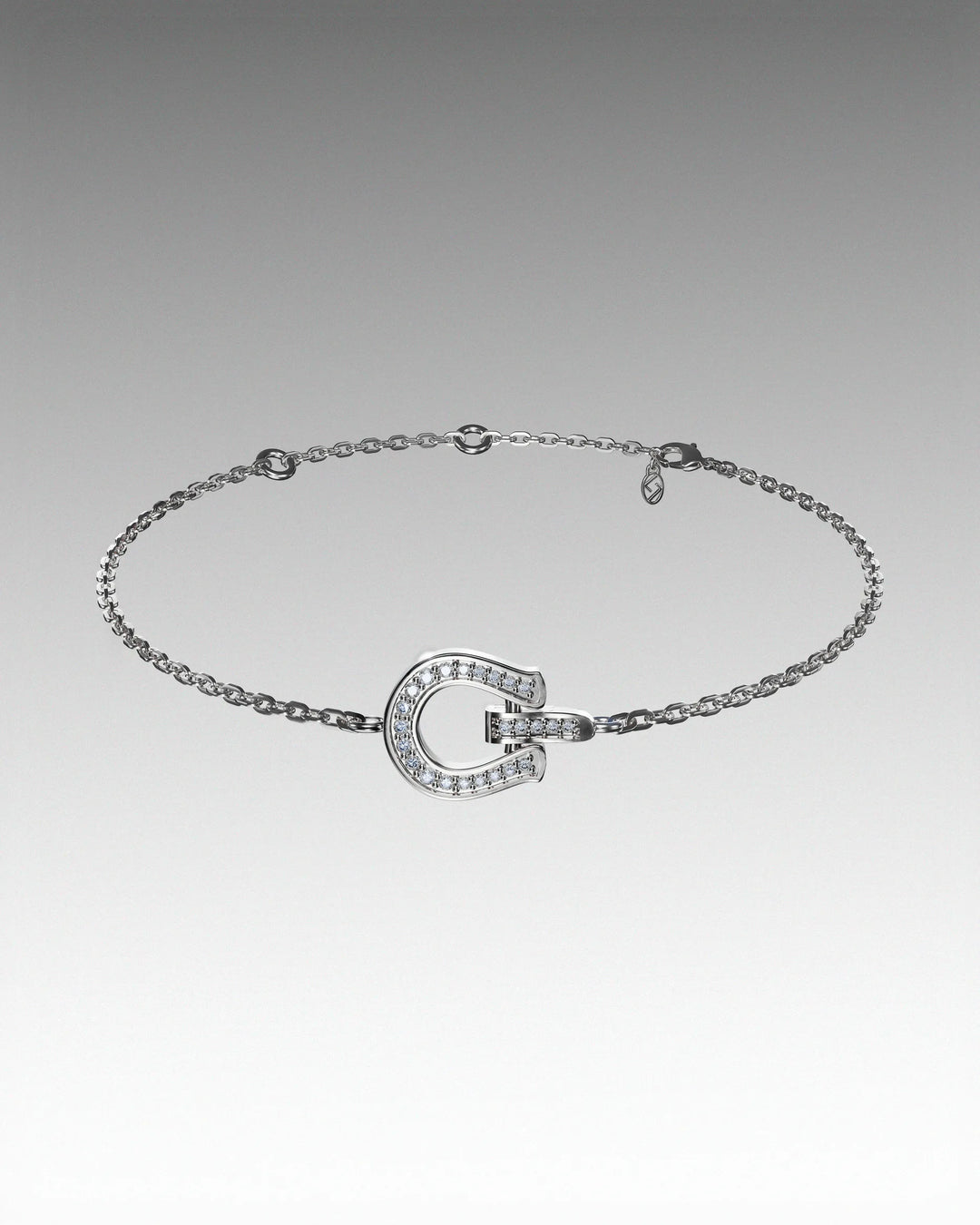 s925 compact horseshoe bracelet #B71