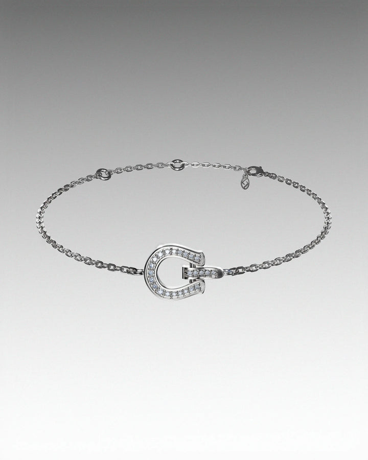 s925 compact horseshoe bracelet #B71