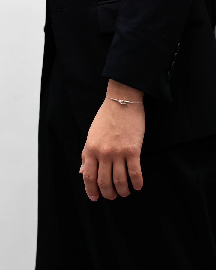 s925 double hook bracelet #B73