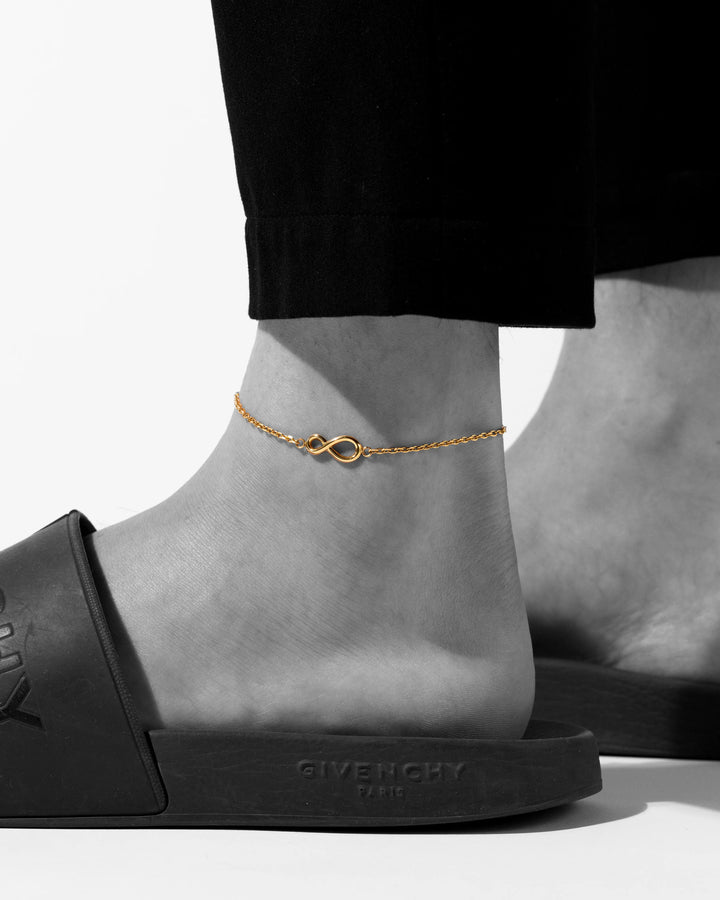 316L infinity anklet #B74
