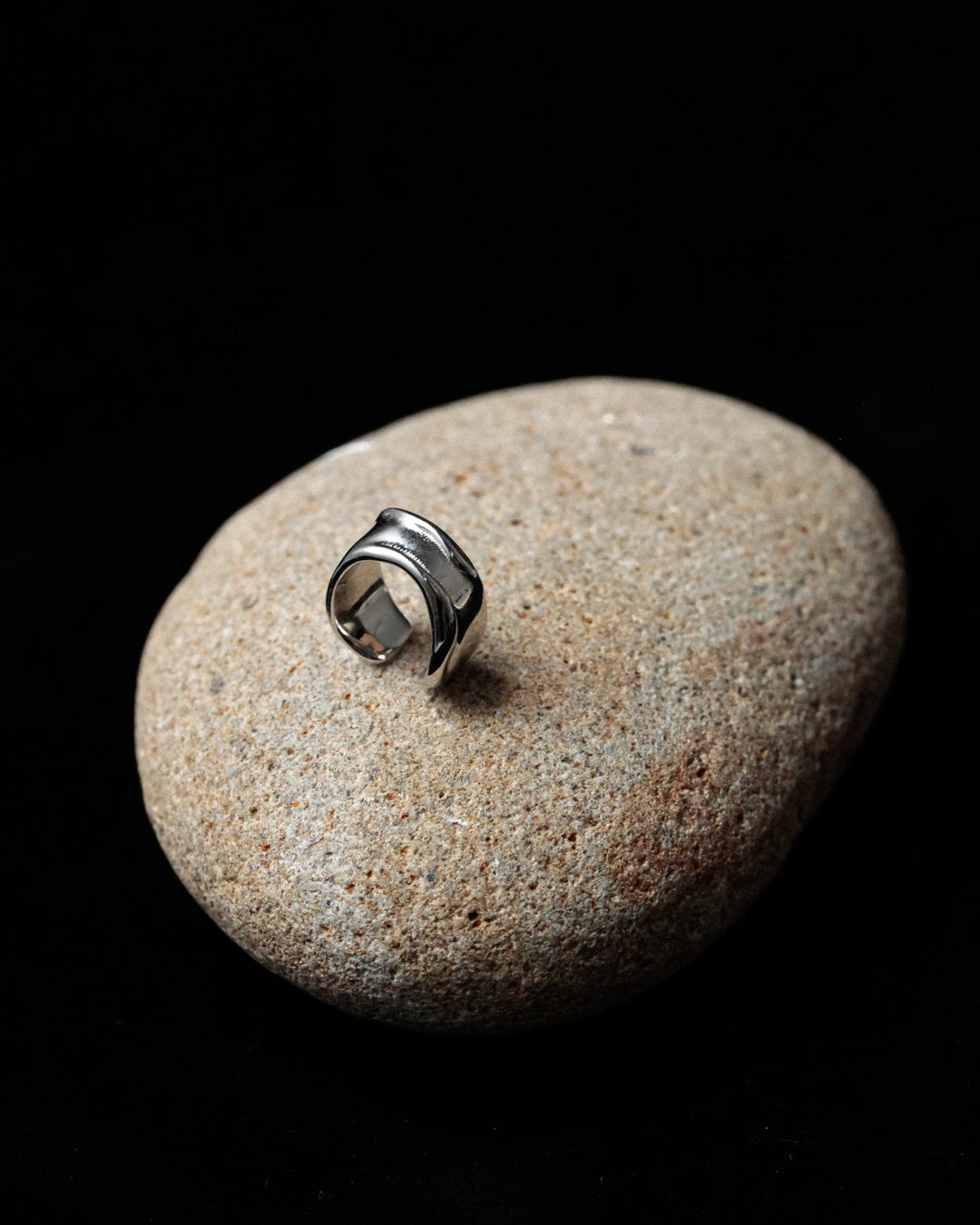 s925 bone earcuff #P29