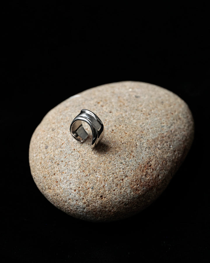 s925 bone earcuff #P29