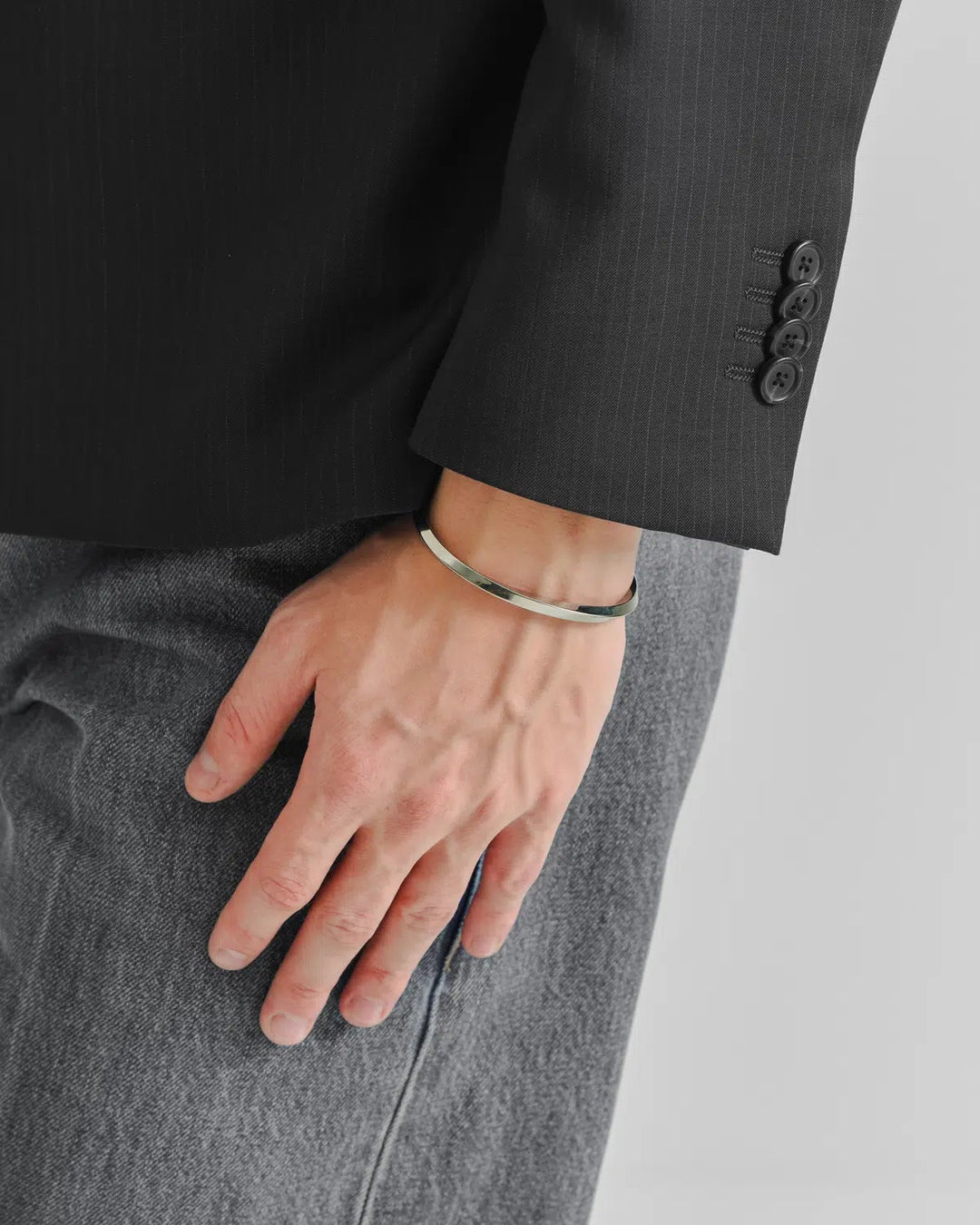 316L twist bangle #B40