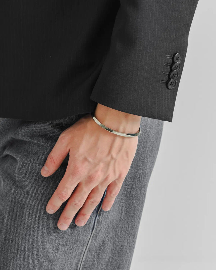 316L twist bangle #B40