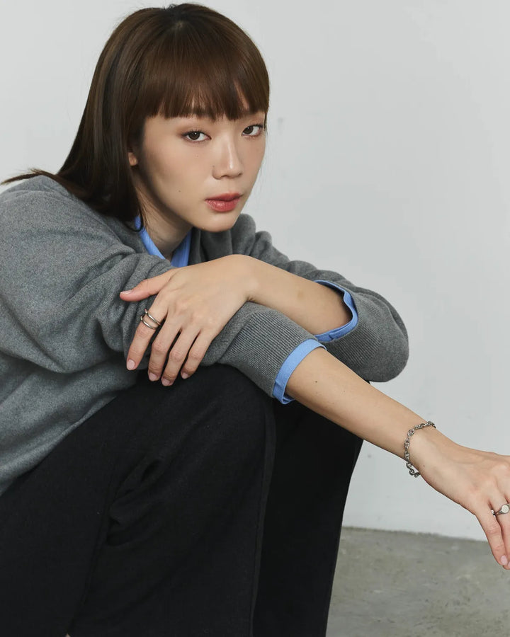 316L double line ring #R68