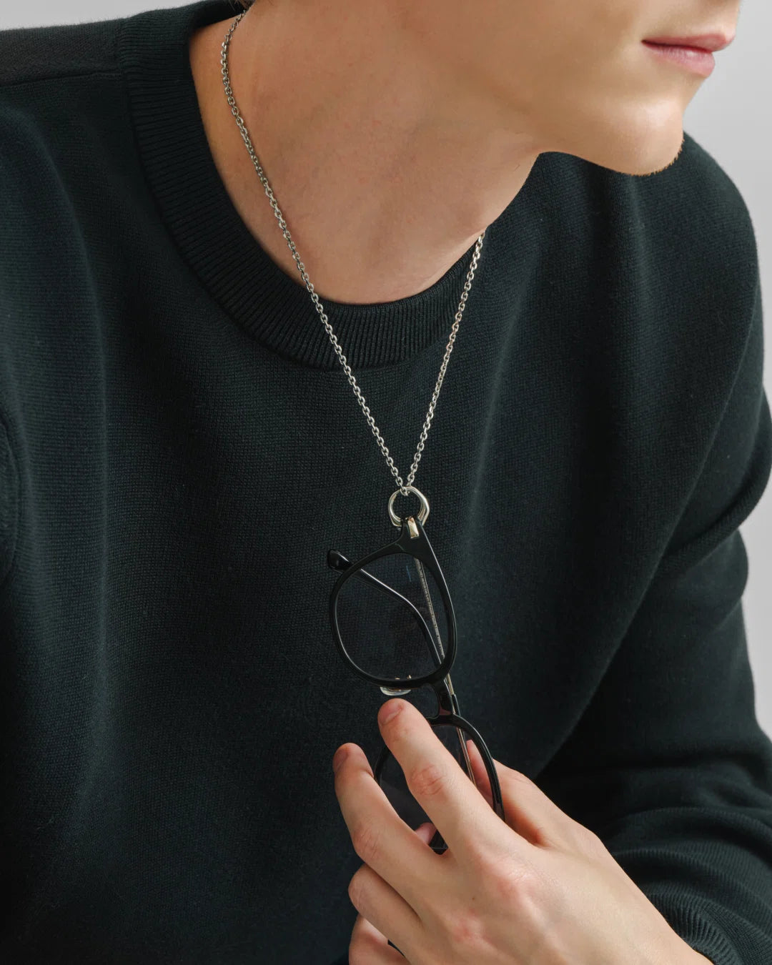 316L irregular circle necklace #N110