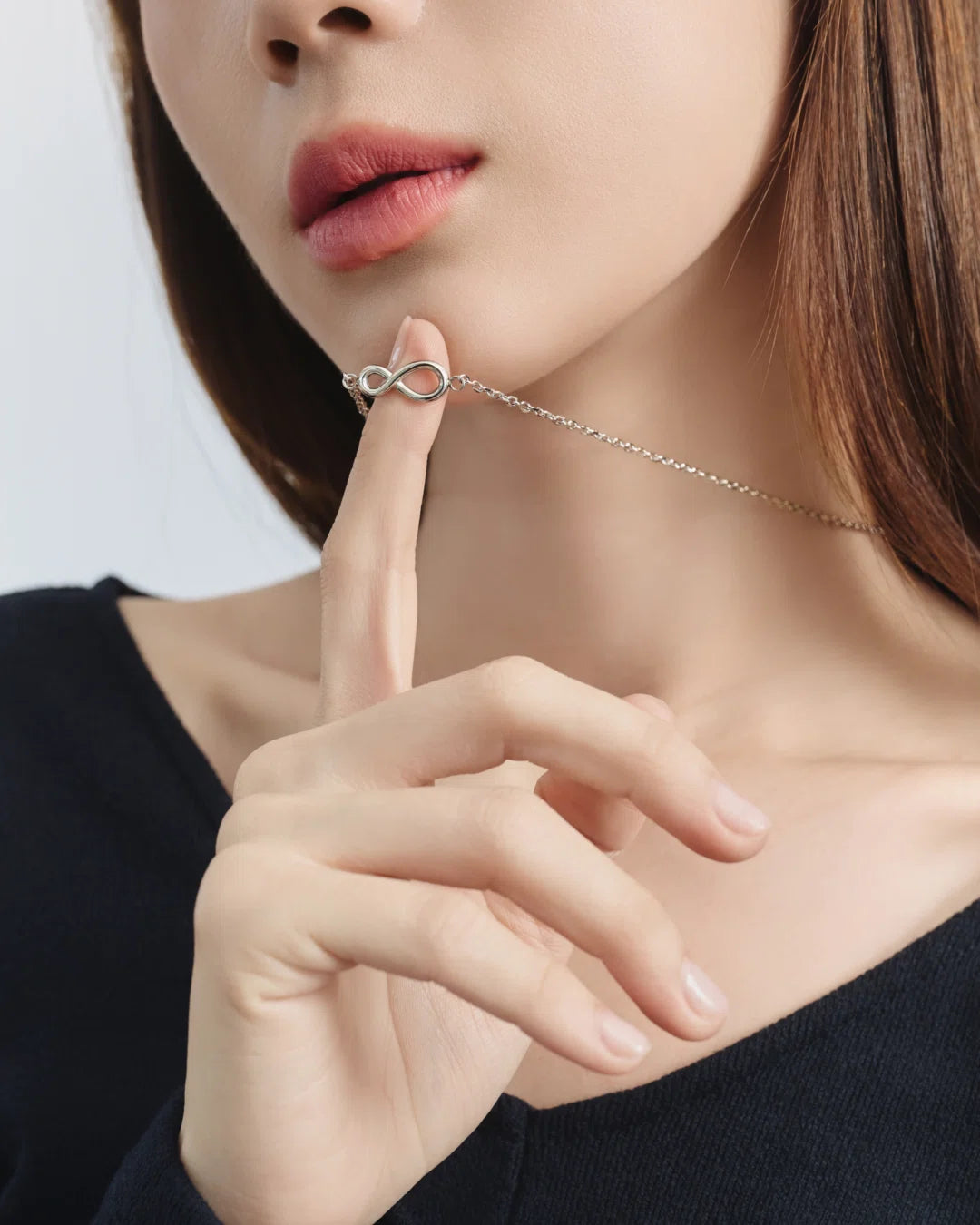 316L infinity necklace #N114