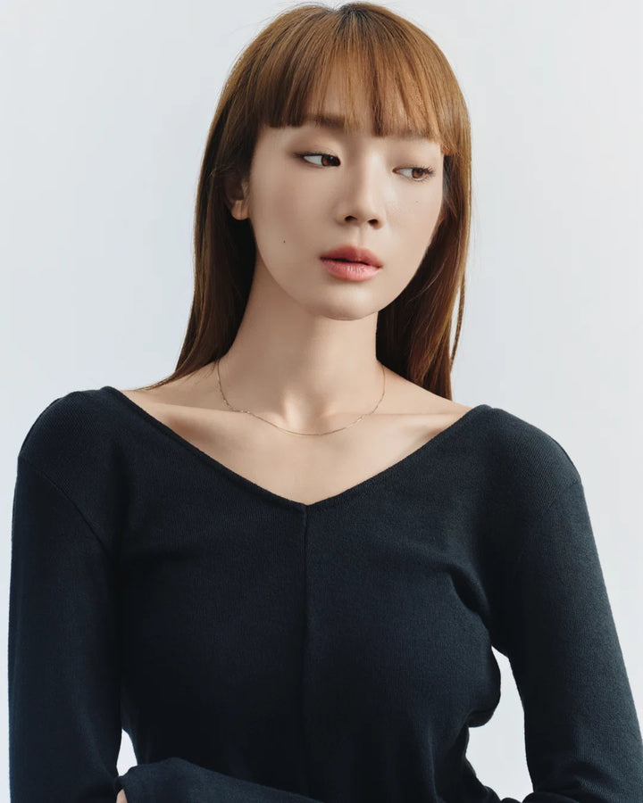 s925 box chain necklace #N116