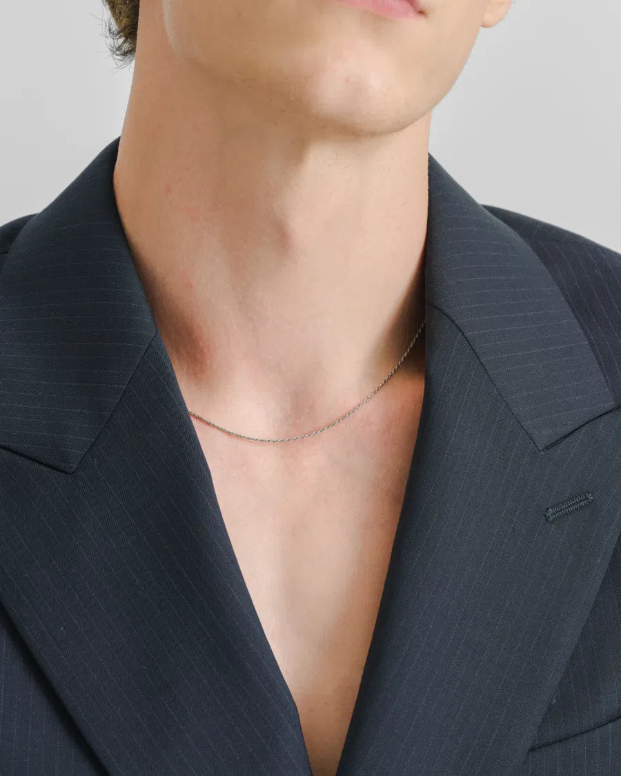 s925 rope necklace #N117