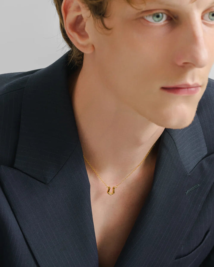 316L horseshoe necklace #N65