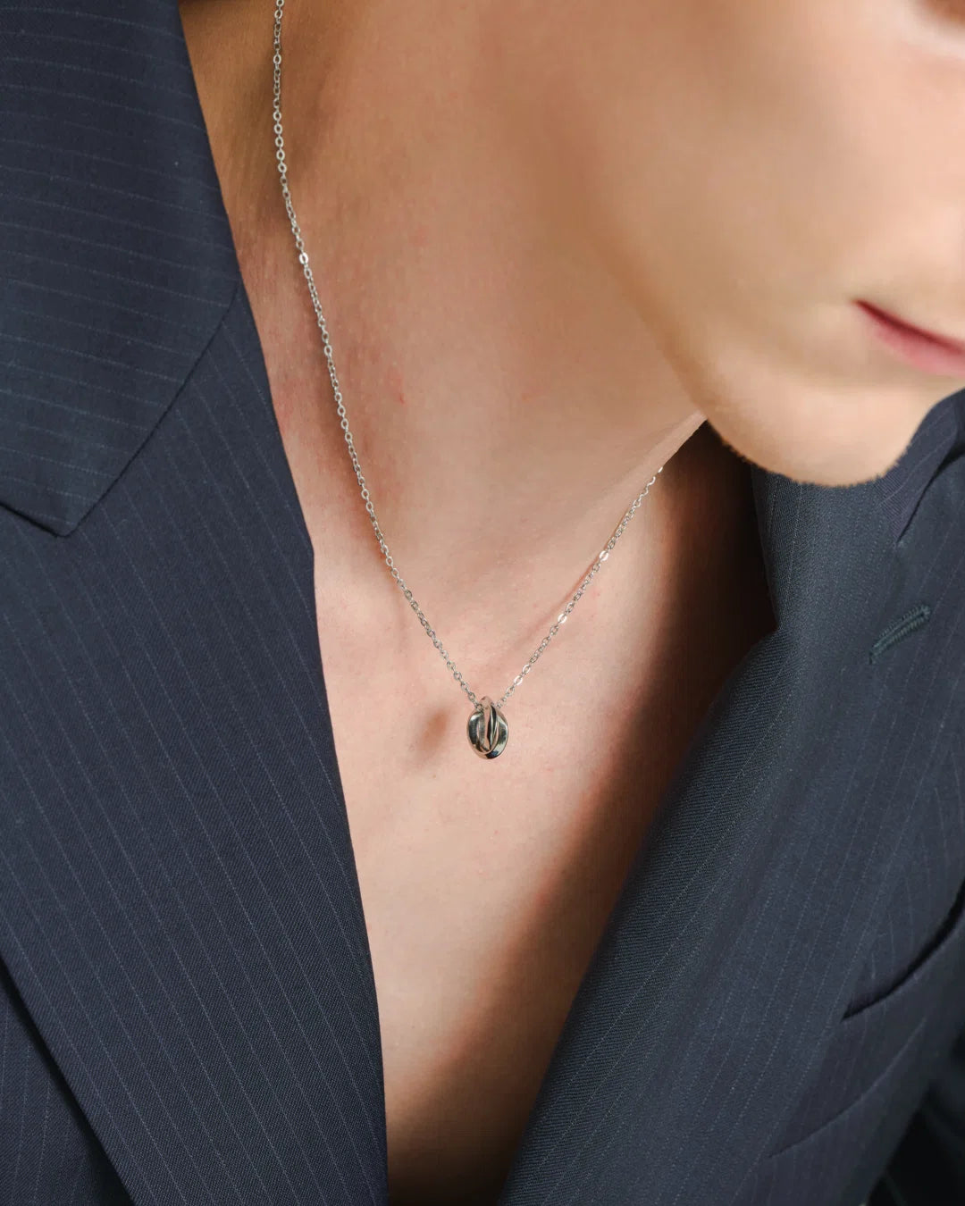 316L double ring necklace #N71