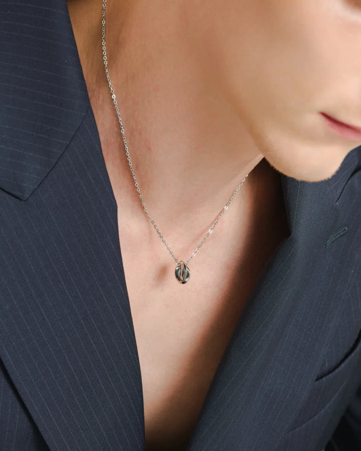 316L double ring necklace #N71