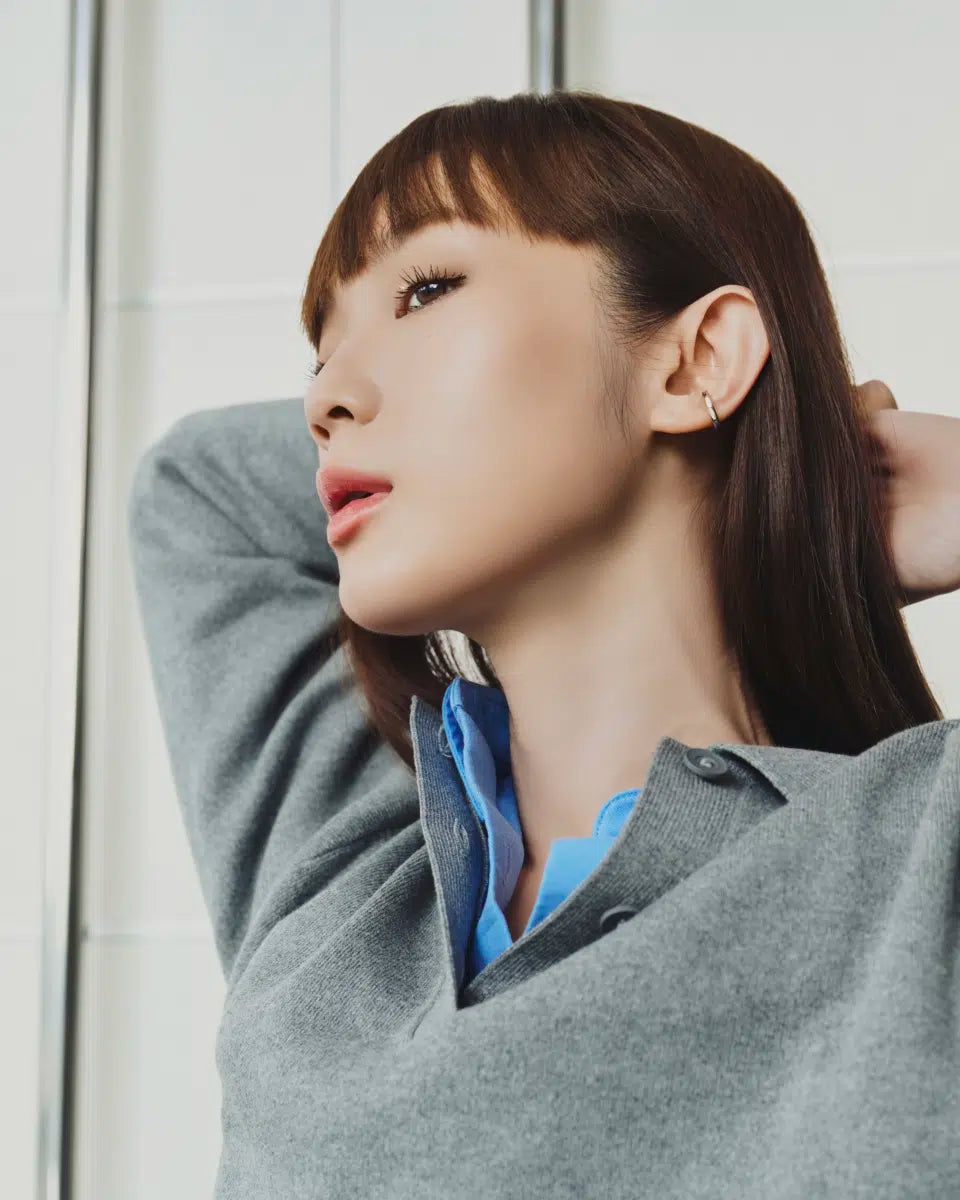 s925 cut earcuff #P28