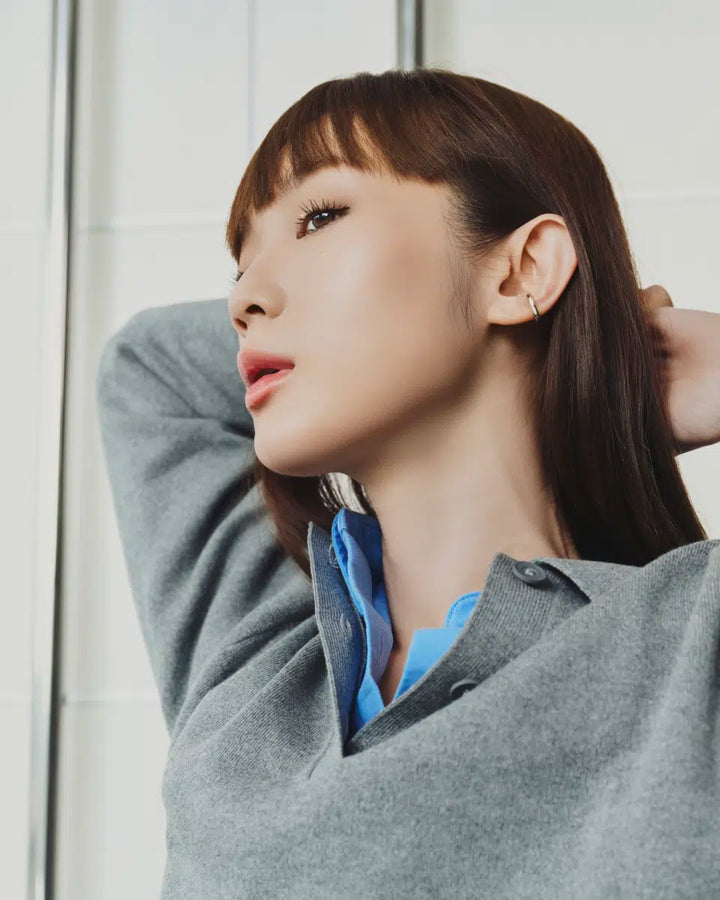 s925 cut earcuff #P28