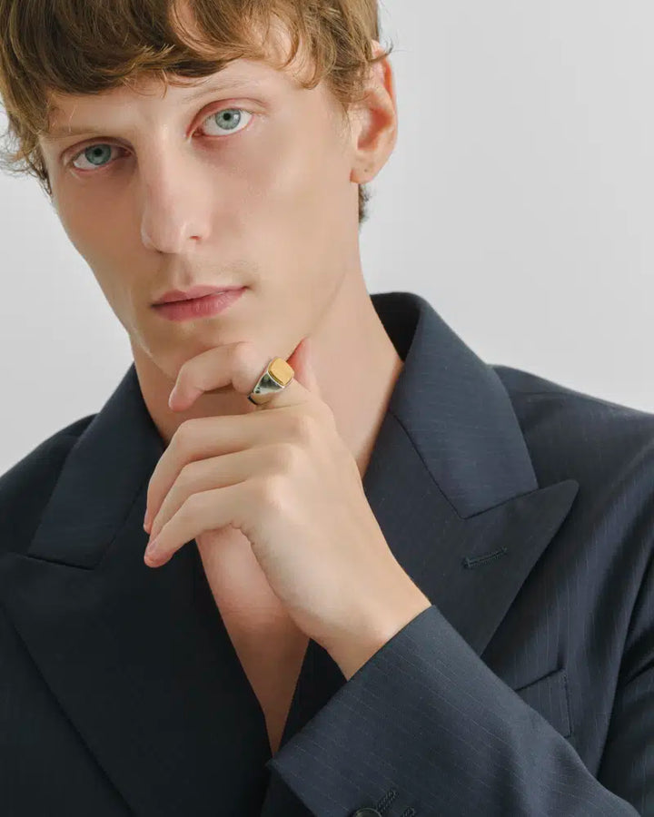 316L signet ring (by color) #R19