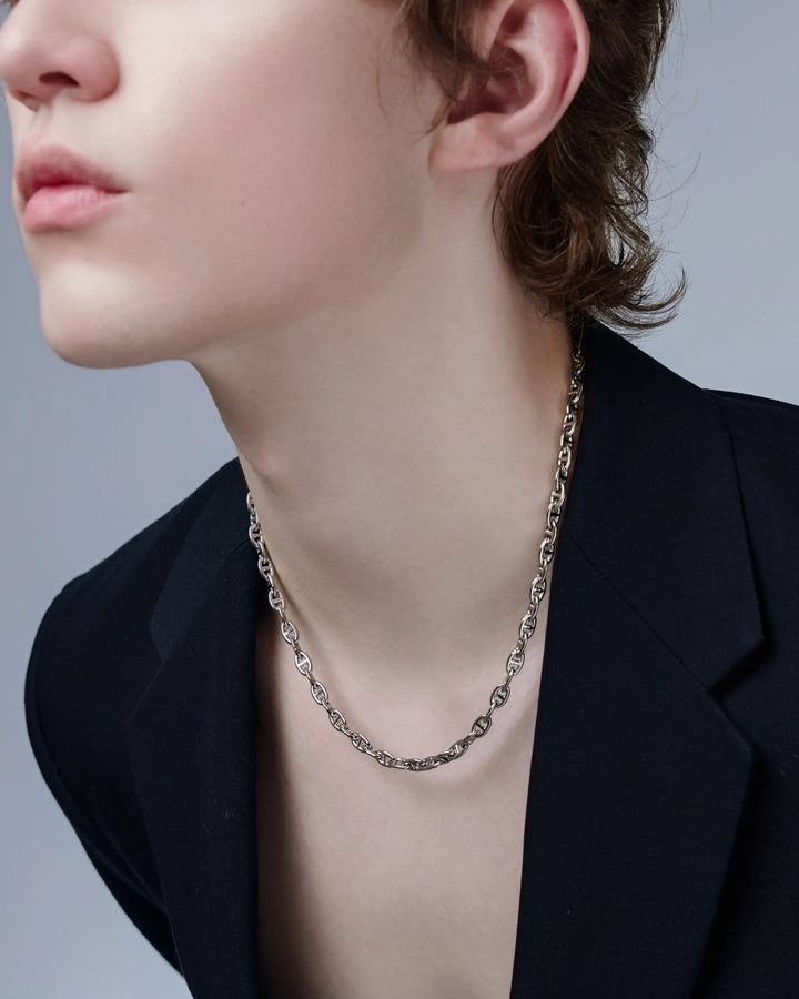 316L Anchor Necklace (5mm) #N108