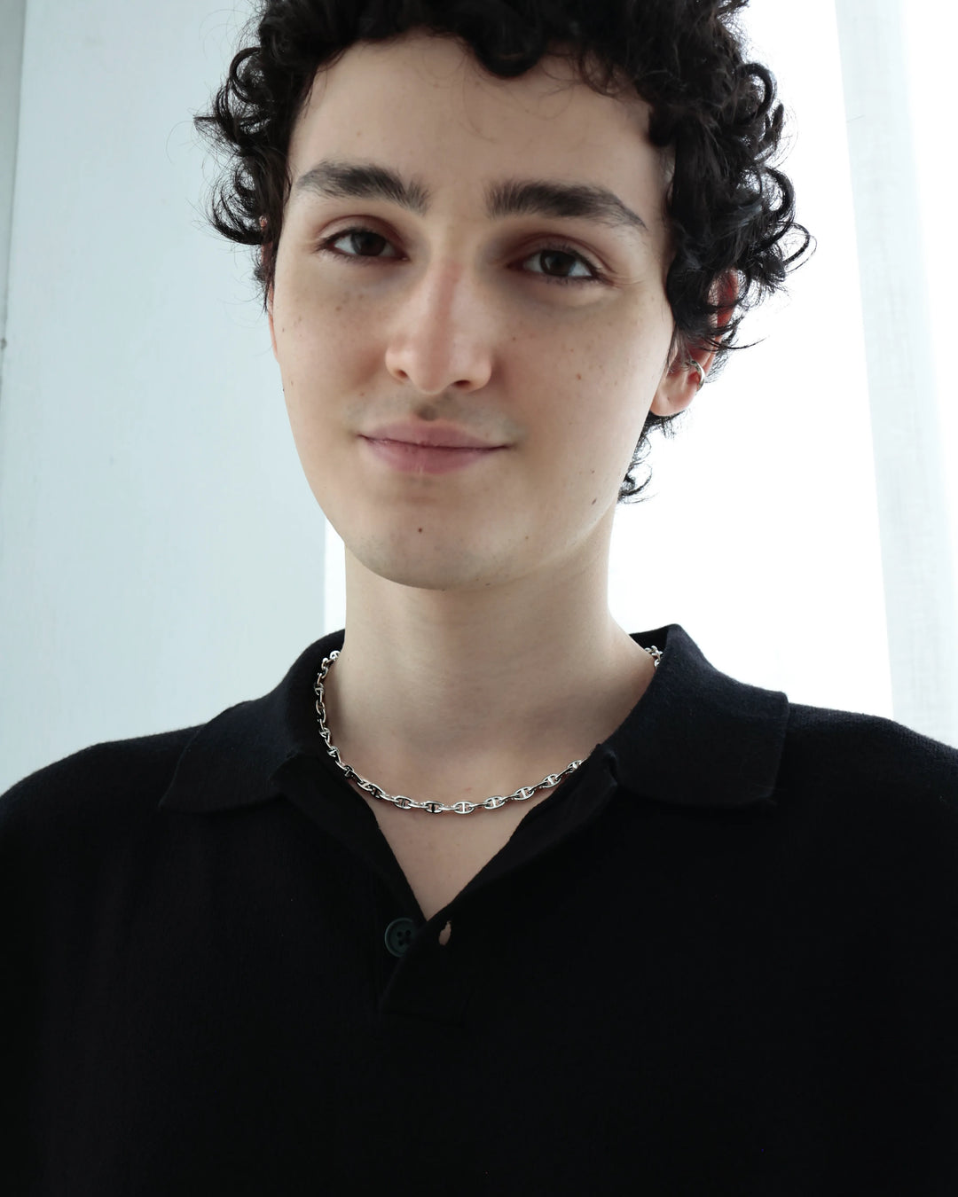 316L Anchor Necklace (5mm) #N108