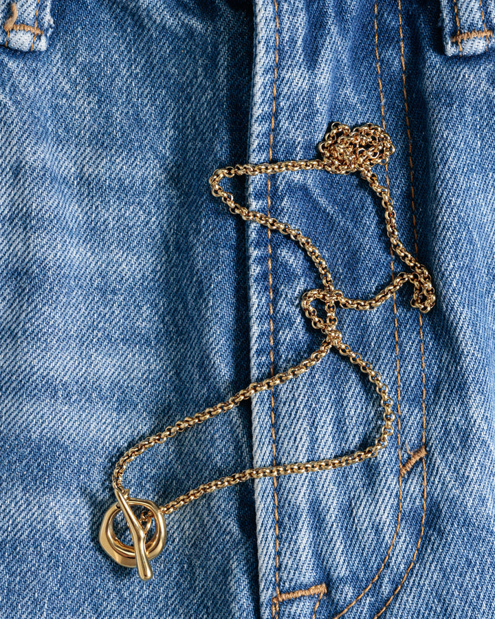 316L irregular circle OT necklace #N109