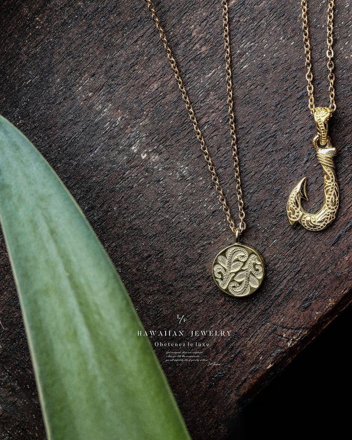 s925 hawaiian fishhook necklace #N11