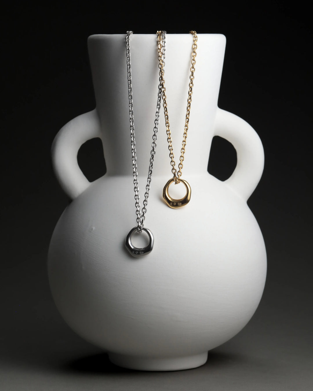 316L irregular circle necklace #N110