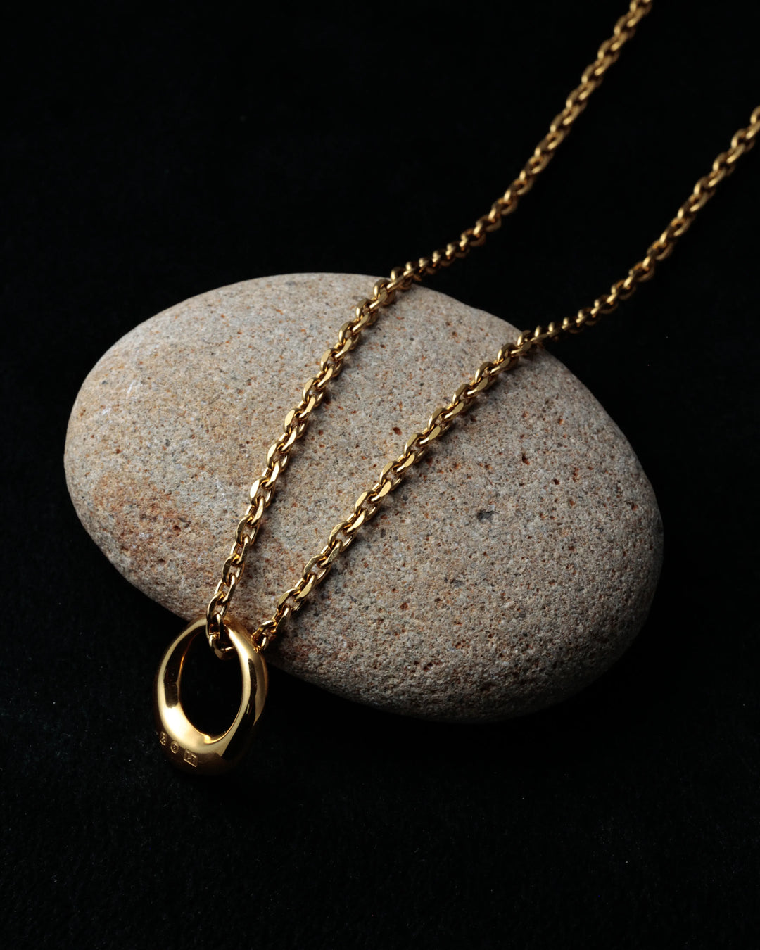 316L irregular circle necklace #N110