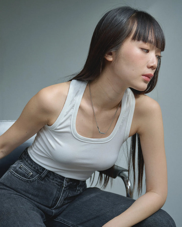 316L hook necklace #N111