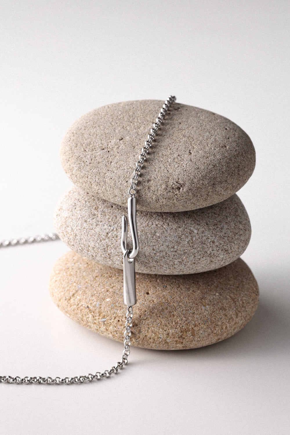 316L hook necklace #N111